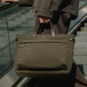 갤러리아 헤지스핸드백 HJBA5F331K2 [HATCH-BAG] 카키 나일론 토트백
