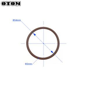 OTOM 팩 10 오토바이 배기 매니폴드 가스켓 씰 O 링 불소 고무 서클 YAMAHA YZ250 250cc 2 스트로크 엔진 부품