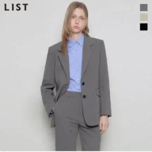 [리스트]리스트 싱글 투버튼 셋업 자켓_A TWSJKO7001