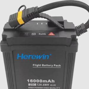 Herewin 16000mAh 12S 44.4V 25C 농업 식물 보호 드론 리튬 배터리 지능형