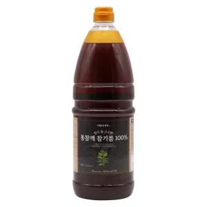 [이장네] 통참깨 100% 참기름 대용량 1.8L