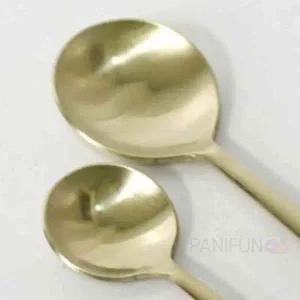 무광 티스푼 디저트 수저 빙수 커트러리 스테인레스 스푼