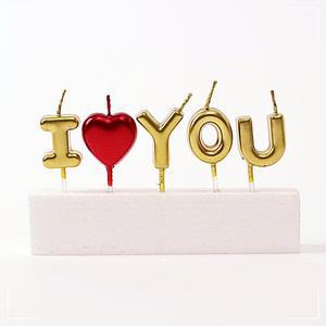 레터링 생일초 3p 케이크장식 하트초 케이크초 케익초 생일 케이크장식초 기념일초 이벤트초 GWF6AC386