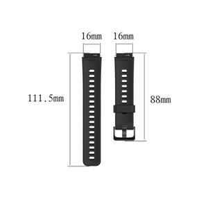 화웨이 TalkBand B6 B3 B7 토크 밴드 B6 용 16mm 실리콘 스트랩 B4 스포츠 팔찌 correa 유지 용 스마트 시