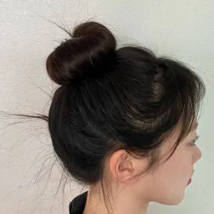 당고머리 똥머리 스틱 밴드 브라운 똥머리밴드 당고머리밴드 똥머리스틱 헤어밴드 당고스틱