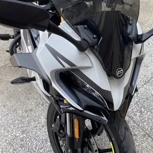 CFMOTO 300SR CF250SR MY22바이크 오토바이 프론트 페어링 공기 역학 윙렛 하부 커버  가드 고정 윈드
