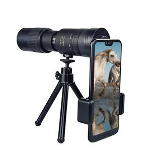 해변 여행 야외 활동 스포츠를 위한 프리즘 렌즈가 있는 4K 10-300X40mm 슈퍼 망원 줌 단안