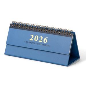 JUNKJWBZ 2026 탁상용 달력 - 소형 2025-2026 스탠딩 플립 미니 지금부터 2026년 12월까지 350gsm 두께의 종이 트윈 와이어 바인딩 홈 오피스 학교용