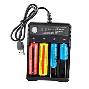 멀티 건전지 충전기 4구 USB 공용 배터리 만능 AA AAA