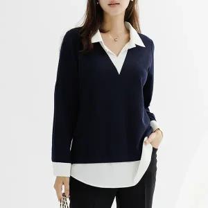 [데드라](110size)제너카라블라우스[가을VER] TBE4067_DO
