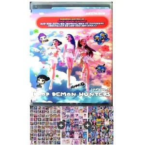 케이팝 데몬 헌터스 비공굿박스 스티커50장+포토카드50+홀로그램카드50+케이스보관함