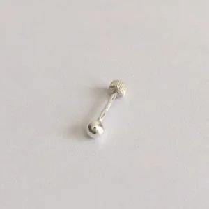 silver925) basic ball piercing 피어싱 여성피어싱 여자피어싱 귀피어싱 링피어싱