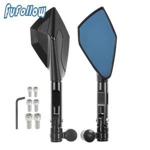 바이크 오토바이 백미러 미러, 가와사키 닌자 300 400 Z750 혼다 스즈키 야마하 XMAX300 NMAX125 Aerox155