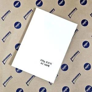 [VCMPB6EV]제사종이 백상지 전지 A3사이즈 220g 100매