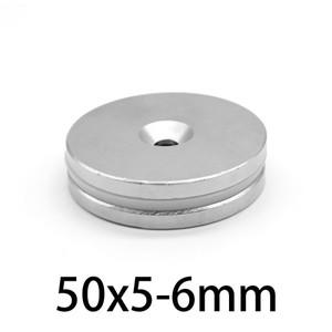 50x5 6mm 소형 원형 자석 냉장고 사무실용 DIY