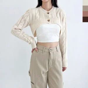 [하프클럽/]볼레로 여자 가디건 1055 코디 니트 원피스