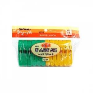 건조대용 스프링 빨래 집게 12p 빨래용집게 생활용품 (WFK1SA8)