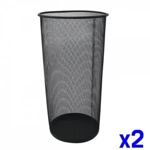 매쉬 철재 우산꽂이 x2개 우산보관 우산거치대 물받이 (WFK1S9F)
