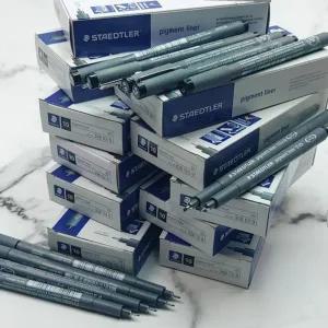 스테들러 Fineliner pigment liner Black 12종 1다스