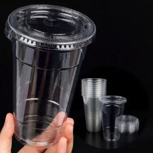 10P 테이크아웃 PET 컵 720ml 일회용 아이스 디저트