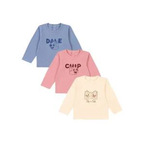 매장정품 AGABANG 디즈니 칩앤데일 심플티셔츠(CREAMBLUEPINK)_79Q521001