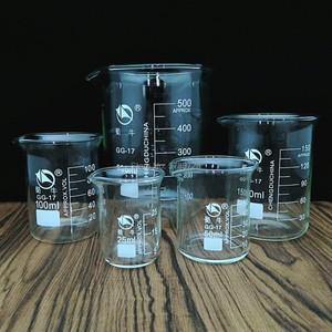 붕규산 유리 실험실 비커 2550100150500ml 측정 제품 학교 공부 세트 1