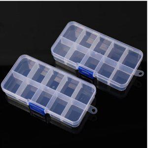 10구 투명 주얼리 케이스 비즈 알약 보관함/