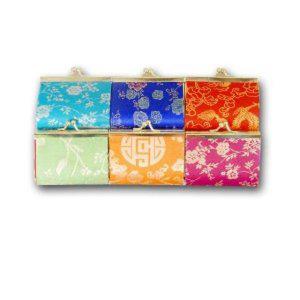 미니 전통 문양 파우치 지갑 케이스 동전