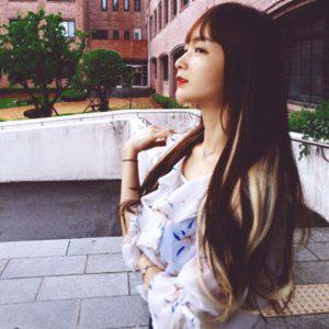 붙임머리 여자 컬러헤어피스 가발 웨이브 골드블