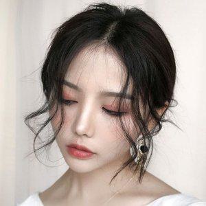 S컬 옆머리 똑딱이 부분가발 3p 여신머리 헤