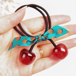 머리끈 우레탄 체리 코튼 헤어밴드 실크 벨벳