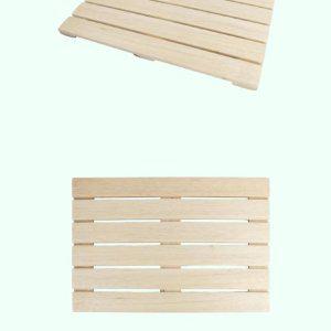 43 목욕탕발판 논슬립매트 나무 욕조미끄럼방지매트 원목