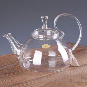 선물 내열유리 투명주전자 우리기 티폿 1200ml 필터