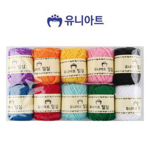 소품 털실 뜨개 목도리 손뜨개 25m 목도리실 라혼합 10p