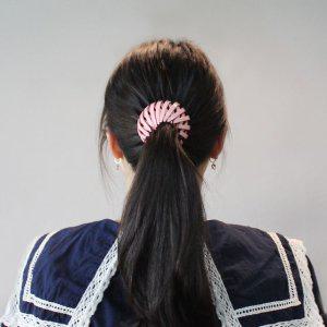 리본 인기머리끈 패션소품 만두핀 헤어핀 머리묶