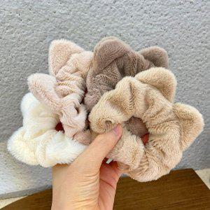 곱창밴드 고양이귀모양 머리끈 리본 머리묶기 슈