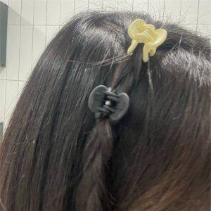 진주핀 올림머리 U핀 베이지 헤어액세서리 연예