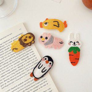 빈티지핀 동물 귀여운머리핀 스타일핀 U핀 머리