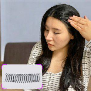 잔머리 포니테일 집게 클립 올림머리 고정핀 머