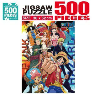 500pcs 원피스 직소 퍼즐 창의력 개발용 놀이 가족 게임 조립