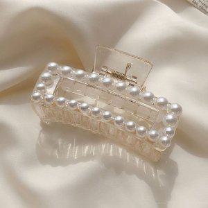 진주 사각 중단발고정 style fashion