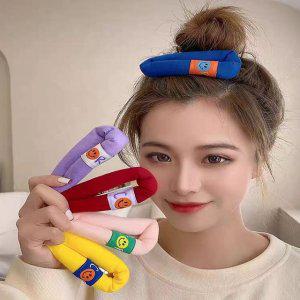 잔머리 똑딱 리본핀 패션핀 머리핀 옆 헤어액세