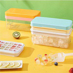 실리콘 원터치 푸쉬32구얼음트레이 아이스큐브 얼음틀