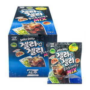 서주 젤리인젤리 콜라 사이다 23g(12개입) 1BOX (4개입)