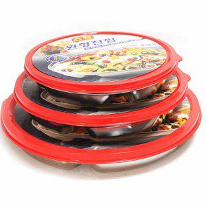 한진밀페찬합-스텐원형찬합-5칸중1p 울트라밀폐 울트라찬합 반찬통 간식통 한진찬합