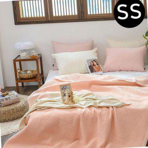 사계절이불 먼지없는 침구쇼핑 이불 순면 60수 피그먼트 워싱 스프레드 슈퍼싱글 SS 핑크