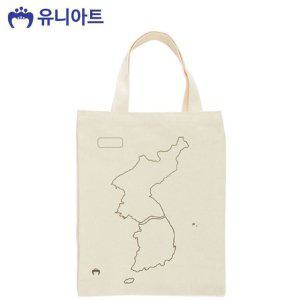 캔버스 그림가방 5500 한국지도 아트백 유니크 디자인 미술용 가방