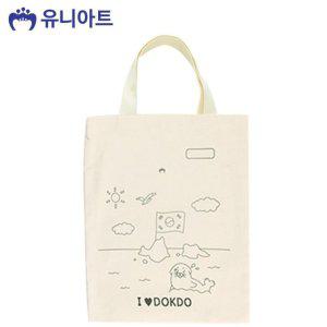 그림가방 캔버스 독도 사랑 표현 노트북 가방 아트 수납
