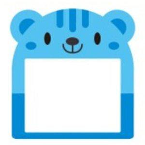 다용도 초등학생 명찰 다람쥐 블루 유치원 입회 준비물