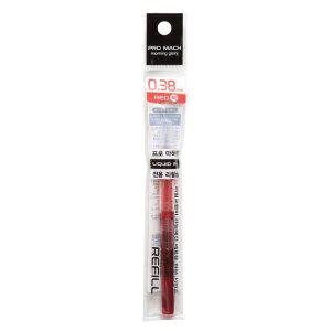 수성펜 리필 적색 프로마하 0.38mm 문구 필기구